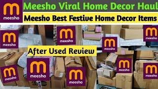 Meesho Viral Home Decor Haul | Meesho Best Festive Home Decor Items | After Used Review | #meesho