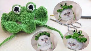 very awesome  very easy crochet cat & dog hat making