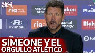 SIMEONE saca PECHO y muestra ORGULLO por la AFICIÓN del ATLÉTICO DE MADRID | AS