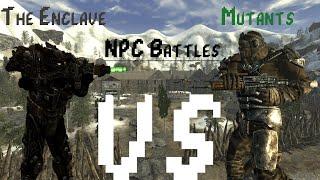 Assault On Jacobstown | Enclave VS Super Mutants | Fallout: New Vegas NPC Battles