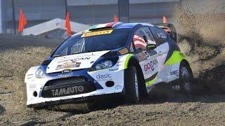 Ford Fiesta WRC rally action - Cavallini on board
