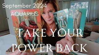 AQUARIUS : Master Class On Taking Your POWER Back | September 2024 Zodiac Tarot Reading