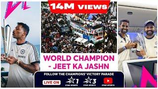 LIVE: JEET KA JASHN! Team India's T20 World Cup Victory Parade | #T20WorldCupOnStar