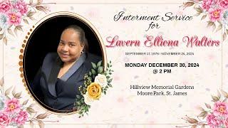 Interment Service for Lavern Elliona Walters