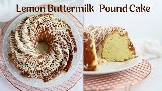 Lemon Pound Cake | Lemon Buttermilk Pound Cake