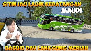 SITINJAU LAUIK KEDATANGAN MAUDI! LANGSUNG FULL BASURI DAV BIKIN HEBOH DI JALAN - ETS2