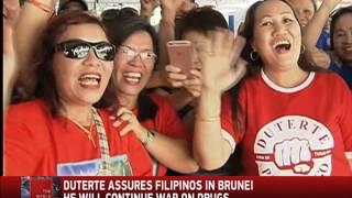 What Duterte told Filipinos in Brunei