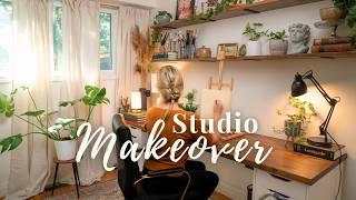 Art Studio Makeover  From Dark to Light Academia Style