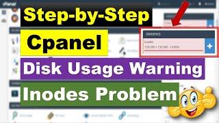 Cpanel - Disk Usage Warning & Inodes Problem |How to Reduce or Control [Urdu/Hindi/English Captions]