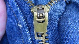 Fix A Brass Zipper That Won't Stay Up (Updated Video Available)