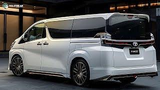 All New 2025 Toyota Hiace Officially Revealed! - More Modern and More Comfortable!!