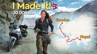 I Rode SOLO from Sweden to Nepal (I'M FINALLY IN NEPAL!) | [E113]