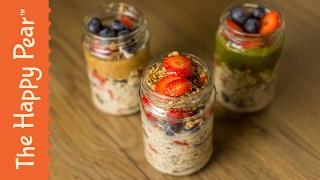 Overnight Oats with CHEAP LAZY VEGAN | THE HAPPY PEAR