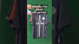 Dive into my entire Jordan x PSG jersey collection! #football #soccer #soccerjersey