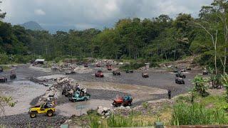 Land Cruisers and Jeeps in their natural habitat