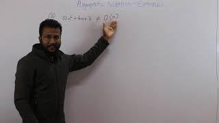 Asymptotic Notations - Examples