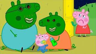 Daddy Pig Turn Into Zoombie, Peppa Please Helps George Vs Family!!‍️- Peppa Pig Funny Animation