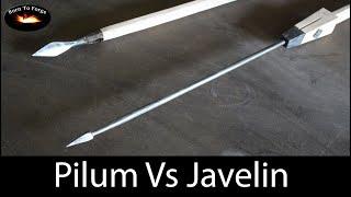 Roman Pilum Vs Celtic Javelin Tests