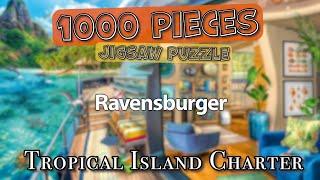 Solving Tropical Island Charter 1000 Pieces | Ravensburger Puzzle | Time Lapse