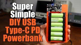 Building a USB Type-C PD Powerbank the Super Simple Way || Testing an Aliexpress PCB!