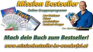 Einladung zur Mission Bestseller mit Tom Oberbichler