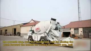 Sally ZEZEFU Self Loading Concrete Mixer Truck Operation