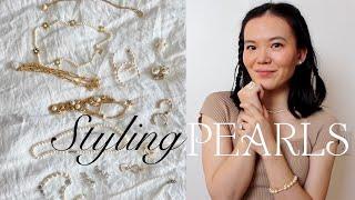 HOW TO STYLE PEARL JEWELRY | Favorite pearl jewelry, affordable quality pearls, summer jewelry style