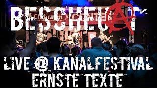 BESCHEUAT - Ernste Texte LIVE @ Kanalfestival