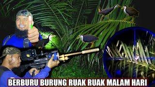 TERANG BULAN ‼️ BERBURU BURUNG RUAK RUAK  DIMALAM HARI ‼️ BANYAK POINT ⁉️ HUNTING BIRDS WHIT PCP