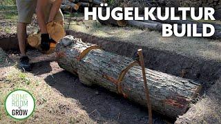 Building HUGELKULTUR Garden Beds | Shallow Dig Method