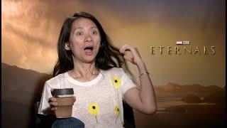 ETERNALS Chloé Zhao interview - IMAX, Denis Villenueve, Dune, Interstellar, Batman & Superman in MCU