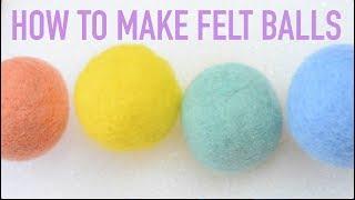 Watch this before Wet Felting (Wet Felting 101 - Easy Tutorial)