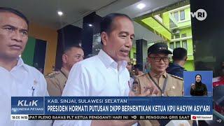 Presiden Hormati Putusan DKPP Berhentikan Ketua KPU Hasyim Asy'ari
