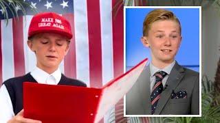 Middle School Boy KICKED OUT of School for This Viral Speech...