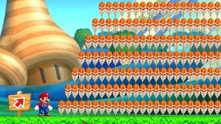 Can Mario Collect 999 Feathers in New Super Mario Bros. U?