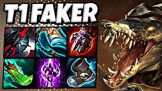 T1 Faker Renekton vs Kennen [ TOP ] Ranked Korea Patch 14.24 