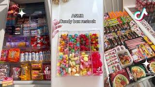 ”Restocking my candy drawer“ pt. 3 | ASMR Sounds | Tiktok compilation