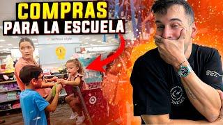 Comprando los útiles para la escuela de Noah y Nina, Vlog Miami Familia Lorenzon