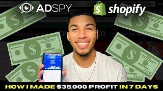 $36,000 PROFIT in 7 days - Shopify Dropshipping Product Validation 2021