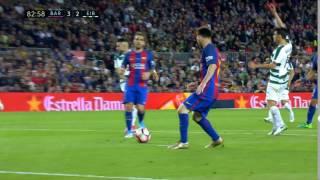 Lionel Messi crazy backheel nutmeg vs Eibar HD 1080p