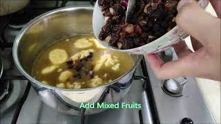 How To Make Moist Fruit Cake Without Mixer