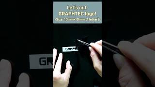 [FC9000] Let’s cut GRAPHTEC logo! ~Font Size: 10mm×10mm~