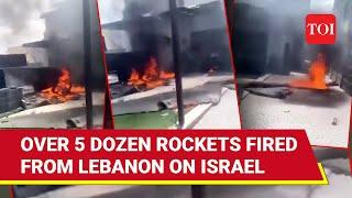 North Israel Burns After Massive Rockets Rain From Lebanon; Iran-Back Militia Roars Revenge