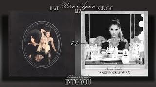 Ariana Grande, LISA, Raye & Doja Cat - Born Again x Into You (Mashup)