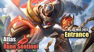 Atlas Rune Sentinel Skin MSC Entrance (Upscale 4K) Mobile Legends