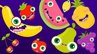 FRUITS Song for Babies to Learn & Laugh  | Sensory Music Video Animation by Neroni Kids