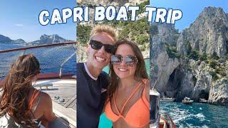 A boat trip to the island of CAPRI! | Italy's Amalfi Coast