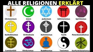 Alle RELIGIONEN erklärt in 17 Minuten