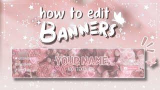 How To Make An Aesthetic YouTube Channel Banner