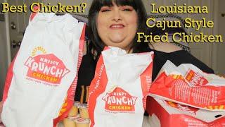 Krispy Krunchy Chicken Fried Cajun Louisiana Style Mukbang   Is it the best chicken?